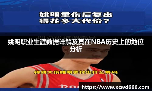 姚明职业生涯数据详解及其在NBA历史上的地位分析