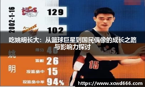 吃姚明长大：从篮球巨星到国民偶像的成长之路与影响力探讨