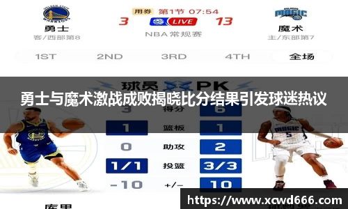 勇士与魔术激战成败揭晓比分结果引发球迷热议