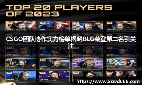 CSGO团队协作实力榜单揭晓BLG荣登第二名引关注